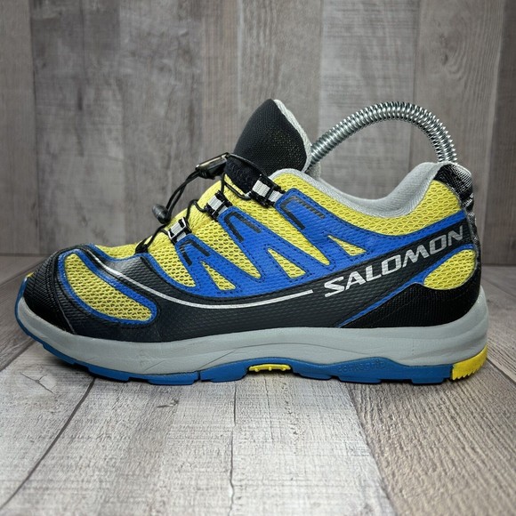 Salomon XA Pro Trail Hiking Running Shoes Blue Yellow Size M5 I W6.5 159817 - Picture 7 of 11